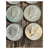 Lot of 16 Kennedy Half Dollar Coins Including Various Years