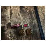 World War I Era (?) Military Pins and Ribbons including U.S. Collar Discs