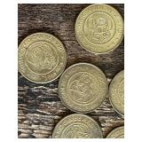 Lot of Chuck E. Cheese Tokens from Various Years