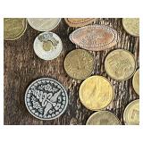Lot of Various Tokens and Coins