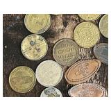 Lot of Various Tokens and Coins