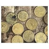 Lot of Various Tokens and Coins