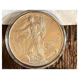 1997 American Eagle Silver Bullion Coin with Certificate of Authenticity