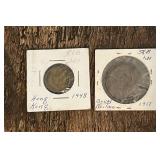 Hong Kong 1948 Coin and United Kingdom 1971 New Penny Coin