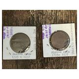 U.S. Large Cents from 1793-1857 in Holder