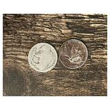 Jefferson Nickel 1943 and Buffalo Nickel - Coins