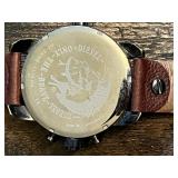 Diesel DZ7258 Watch with Brown Leather Strap