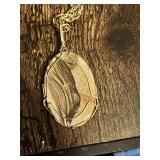 Erwin Pearl Necklace with Stone Pendant Jewelry