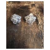 Silver Floral Design Jewelry Rings