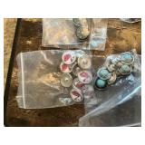 Snap Jewelry Set and Interchangeable Snap Charms Assortment