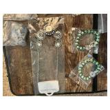 Lot of Fashion Jewelry Pieces Including Bracelets and Snap Charms