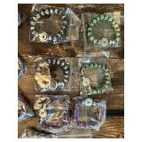 Lot of Snap Jewelry Items including Bracelets and Decorative Snaps