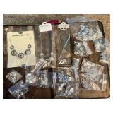 Fashion Jewelry Necklace and Snap Button Lot including Multiple Styles and Designs