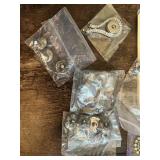 Fashion Jewelry Necklace and Snap Button Lot including Multiple Styles and Designs