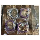 Assorted Fashion Jewelry with Snap Button Inserts