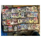Lot of Football Cards featuring Ben Roethlisberger, Cam Newton, Lawrence Taylor, Drew Brees, and Rob Gronkowski