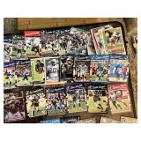 Lot of Football Cards featuring Ben Roethlisberger, Cam Newton, Lawrence Taylor, Drew Brees, and Rob Gronkowski