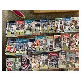 Lot of Football Cards Featuring Various Players including Rookie, Pro Set, and Press Proof Editions
