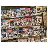 Lot of Football Cards Featuring Various Players including Rookie, Pro Set, and Press Proof Editions