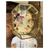 Assorted Jewelry Collection Including Earrings, Charms, and Accessories