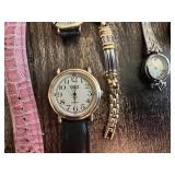Lot of Various Watches Including Geneva, Timex, and Quartz Models