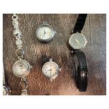 Lot of Various Watches Including Geneva, Timex, and Quartz Models
