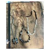 Fashion jewelry necklaces collection including various styles and materials