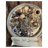 Assorted Jewelry including Earrings, Brooches, and Pendants