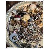 Assorted Jewelry including Earrings, Brooches, and Pendants