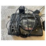 Sega Genesis Console with Controllers and Sonic the Hedgehog Game
