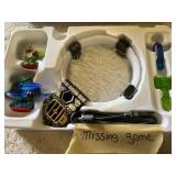 Skylanders Trap Team Starter Pack for PS4, including portal, figures, and accessories (missing game) and PlayStation camera