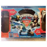 Skylanders Trap Team Starter Pack for PS4, including portal, figures, and accessories (missing game) and PlayStation camera