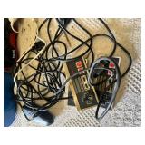 Nintendo Game Boy and Game Boy Advance, Tzumi Virtual Reality Headsets, and NES Controllers with Cables Bundle