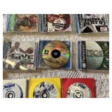 PlayStation Video Game Lot including NFL GameDay 2003, NHL Nascar Thunder 2004, and WWF SmackDown and More