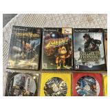 Lot of PlayStation 2 Video Games Including Prince of Persia, Medal of Honor, and Batman Begins