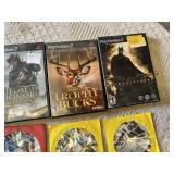 Lot of PlayStation 2 Video Games Including Prince of Persia, Medal of Honor, and Batman Begins