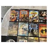 PlayStation 2 Video Games Collection including Naruto Ultimate Ninja 3, Guitar Hero III, Pac-Man World Rally, and more