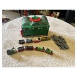 Toy Train Set including Knapford Station, Engines, and Track