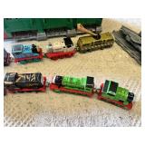 Toy Train Set including Knapford Station, Engines, and Track