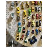 Collection of Toy Vehicles Including Tonka Trucks, Hot Wheels and Die-Cast Cars