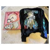 Betty Boop Clock, Shirt, and Shot Glass Set