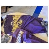 Minnesota Vikings Fan Collection including Moss and Cunningham Jerseys, Hats, and Memorabilia