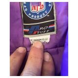Minnesota Vikings Apparel Lot including Jackets, Scarf, and Bag - One Jacket M 10-12, 2 are XXL