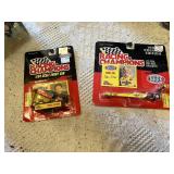 Racing Champions Diecast Car Collection including NHRA Funny Car, Top Fuel Dragster, and Dale Earnhardt NASCAR Models