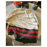 Minnesota Wild Hockey Shirt (XL) and Two Hats
