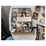 Lot of Baseball Memorabilia Including Books, Trading Cards, and Championship Pennant