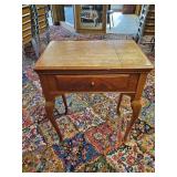 Cute Vintage Sewing Machine Cabinet - Solid