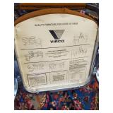 8 Solid Mid Modern Virco Stackable Cushioned Chairs