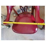 Beautiful Vintage Leather Club/Bank Chairs - Set of 2 High End Chairs