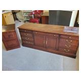Set of Sligh Brand Quality Wood Cabinets
